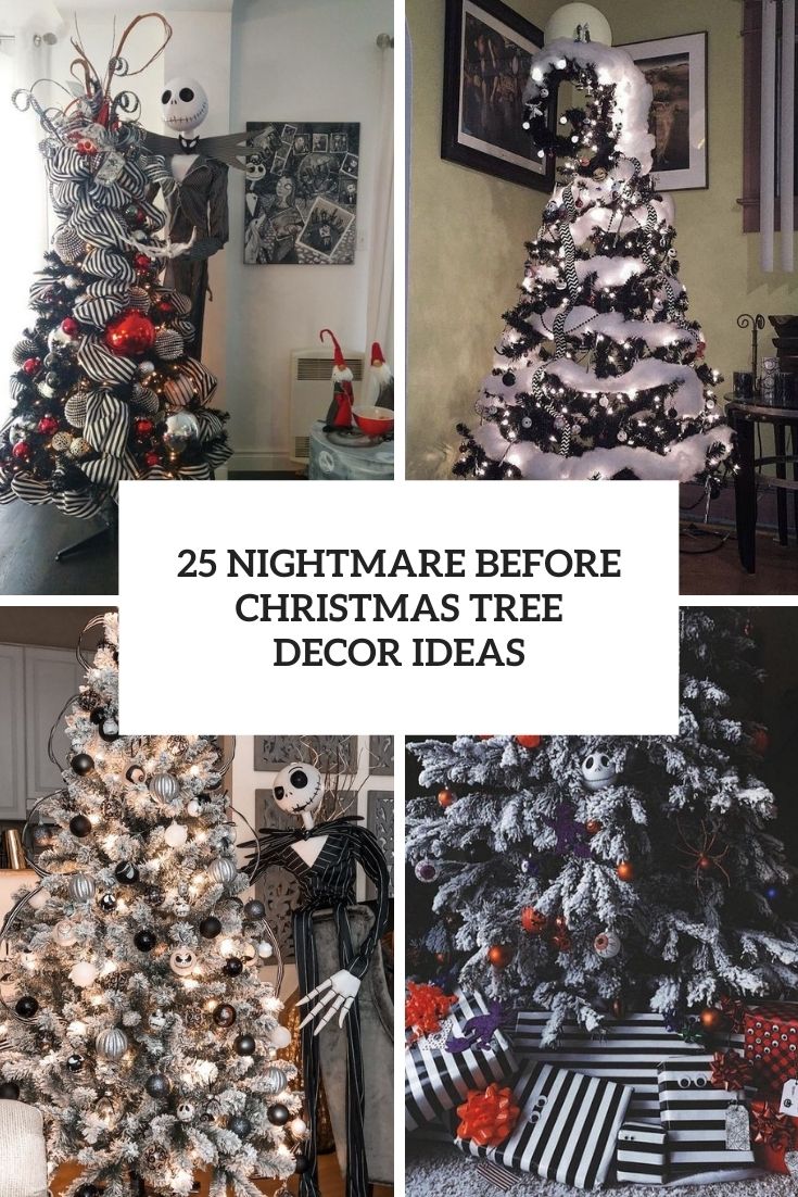 25 Nightmare Before Christmas Tree Decor Ideas - DigsDigs