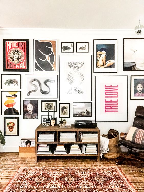 Ultimate Guide To Gallery Walls And 52 Inspiring Ideas - DigsDigs