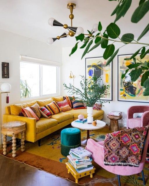 40 One-Of-A-Kind Maximalist Living Rooms - DigsDigs