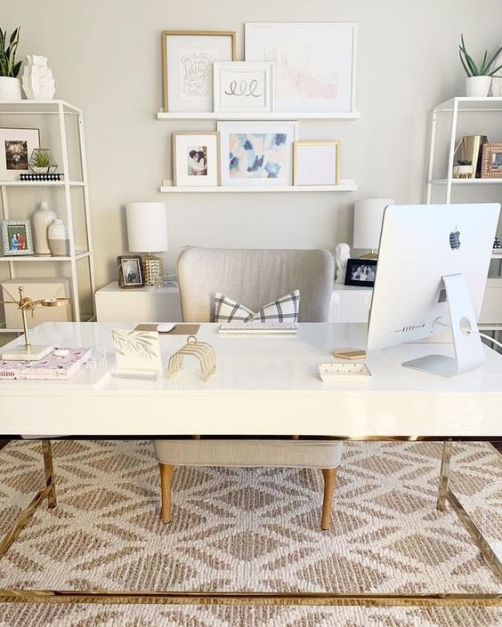 33 Fancy Home Office Decor Tips And Ideas - DigsDigs