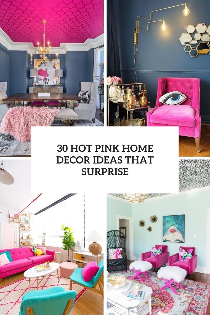 blue pink touch accent wall color ideas
