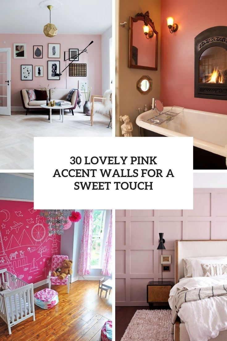 30 Lovely Pink Accent Walls For A Sweet Touch Over 