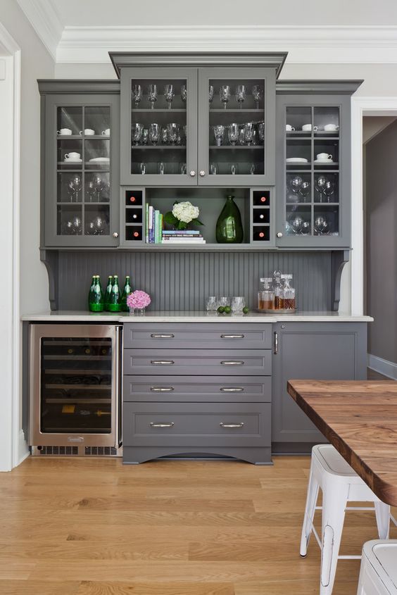 36 Ways To Use Kitchen Cabinets Around The House - DigsDigs