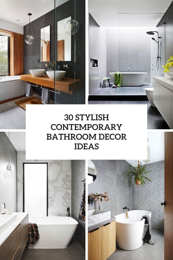 Update More Than 79 Contemporary Bathroom Decor Ideas Latest Vn 