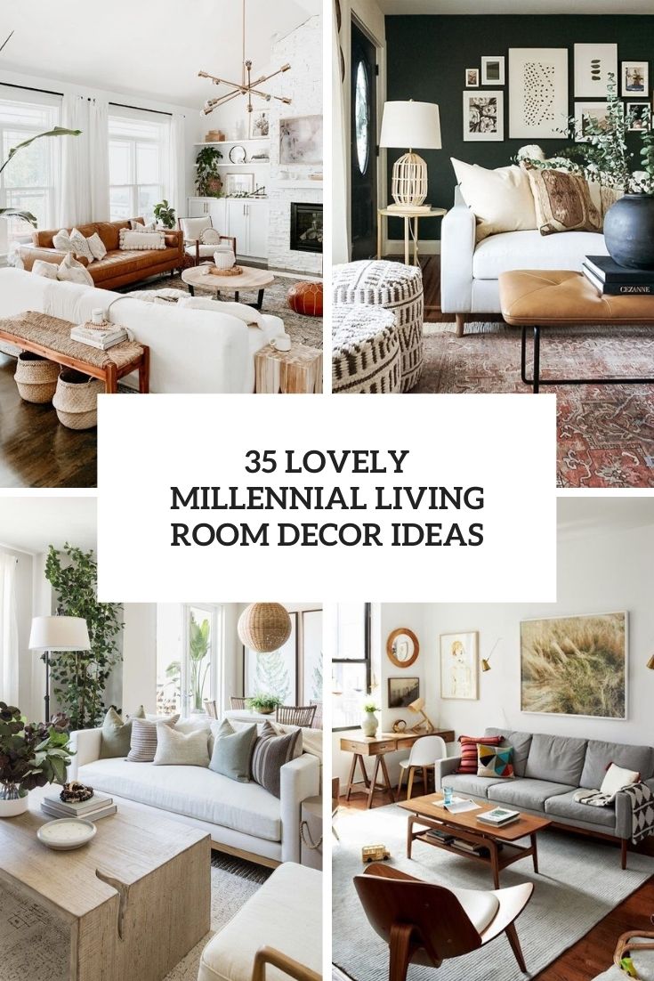 35 Lovely Millennial Living Room Decor Ideas - DigsDigs