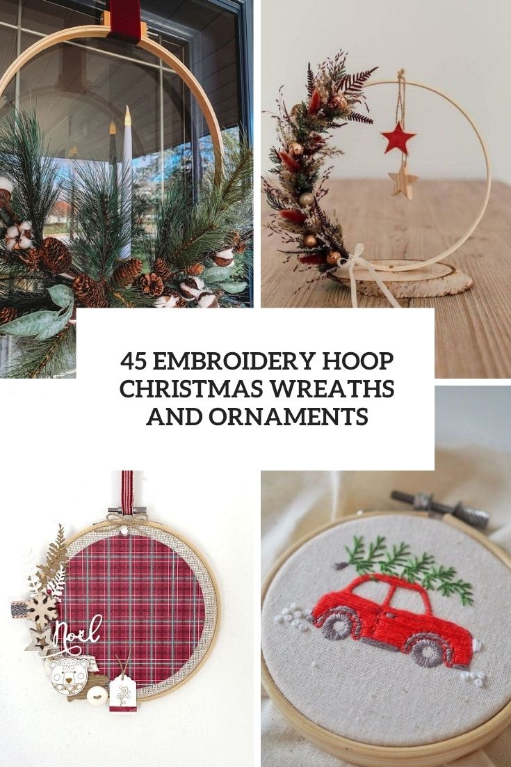 How to Create an Embroidery Hoop Ornament 