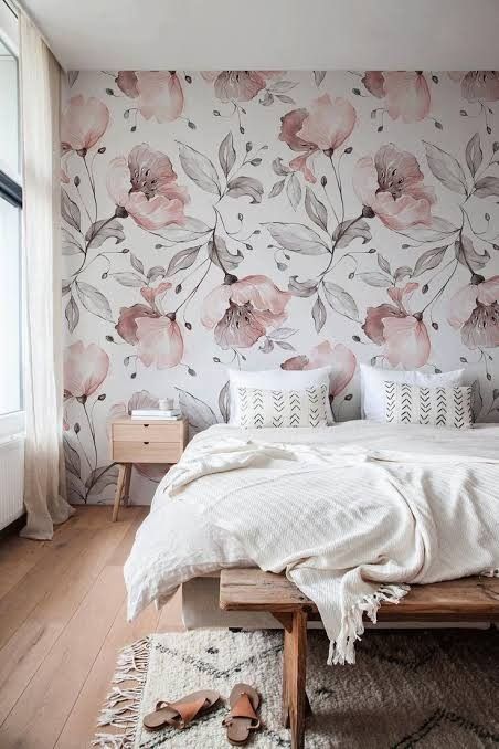 40 Dreamy Bedroom Floral Print Ideas - DigsDigs