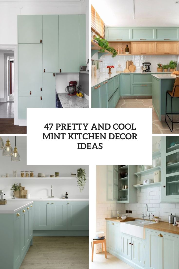 Mint Green Kitchen Decor from  - DIY Darlin'  Mint green kitchen,  Green kitchen decor, Mint kitchen