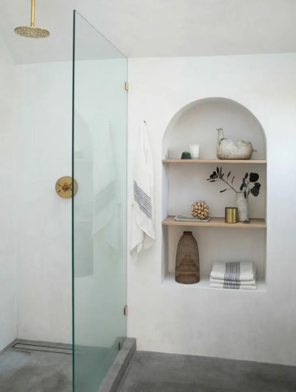 81 Practical Bathroom Niche Shelves Ideas - DigsDigs