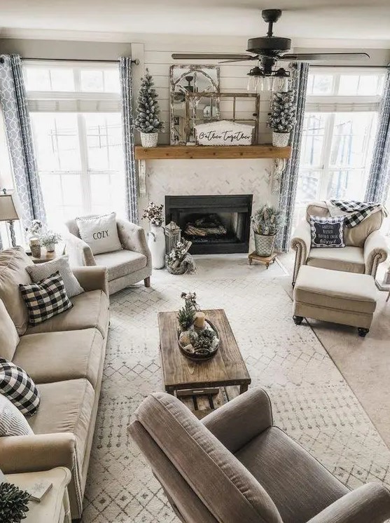 decorating ideas for country living rooms