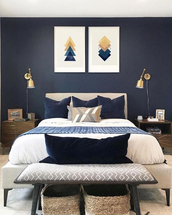 67 Timeless Blue And White Bedrooms - DigsDigs