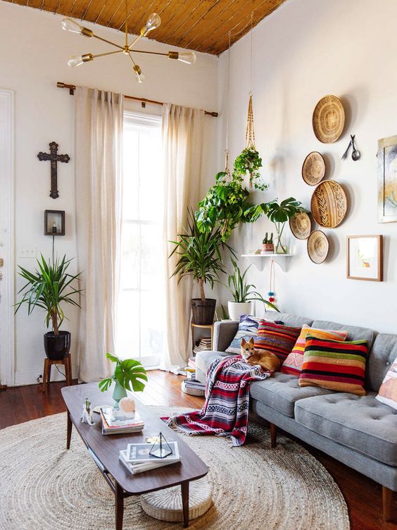 Modern boho deals living room ideas