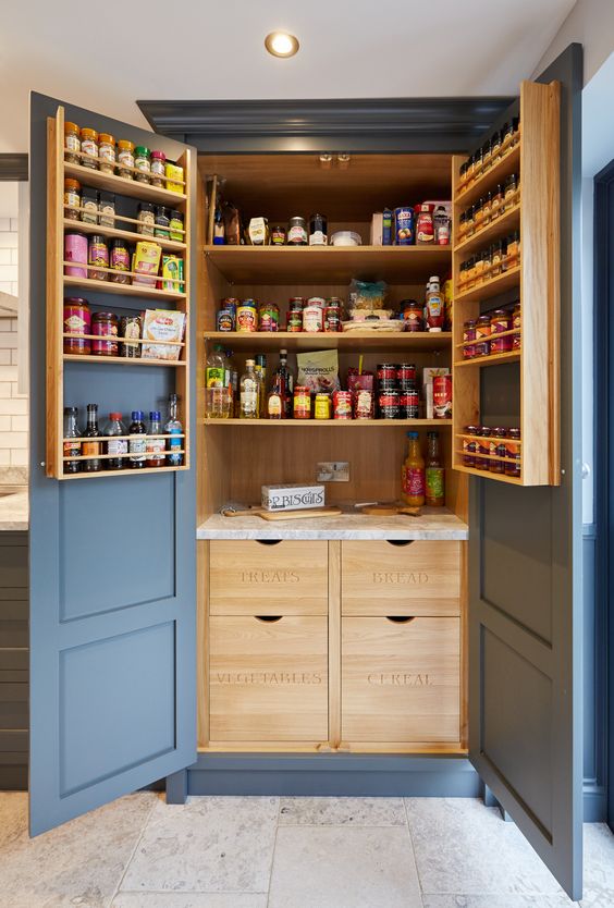 50 Smart And Cool Built-In Pantry Ideas - DigsDigs