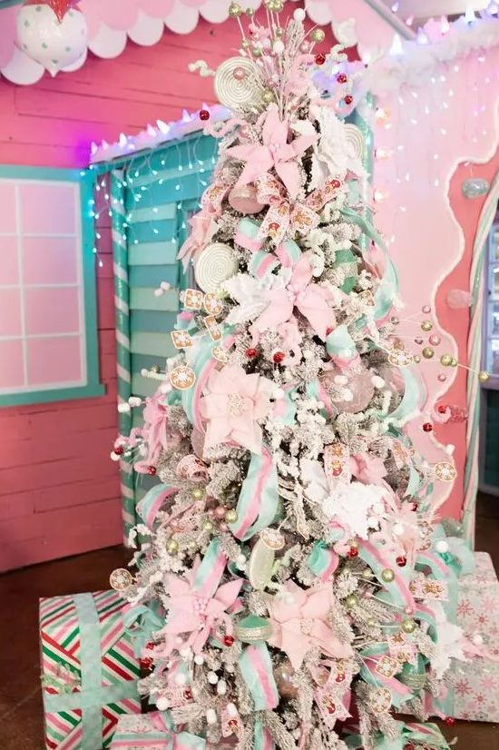 Pastel Christmas Tree Lights 