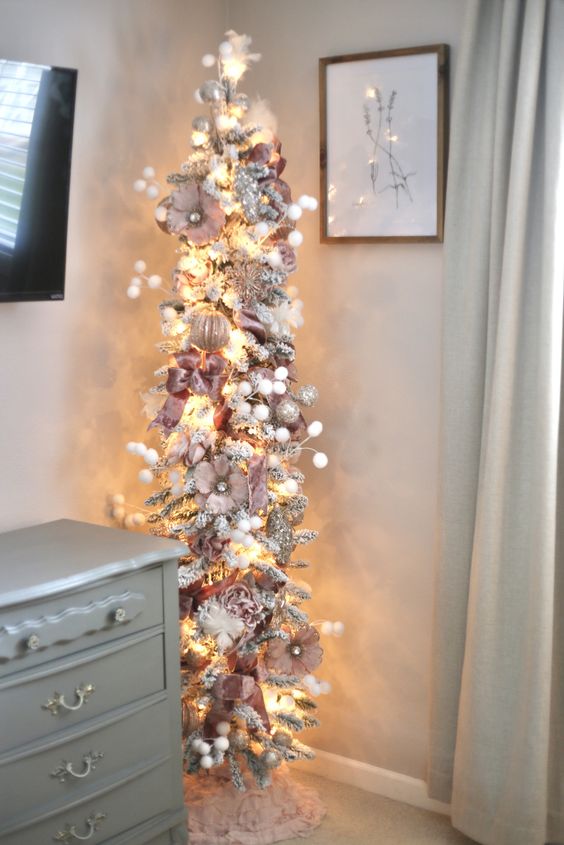 Pink Pencil Christmas Tree 