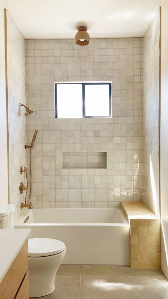 59 Trendy Bathroom Zellige Tile Ideas - DigsDigs