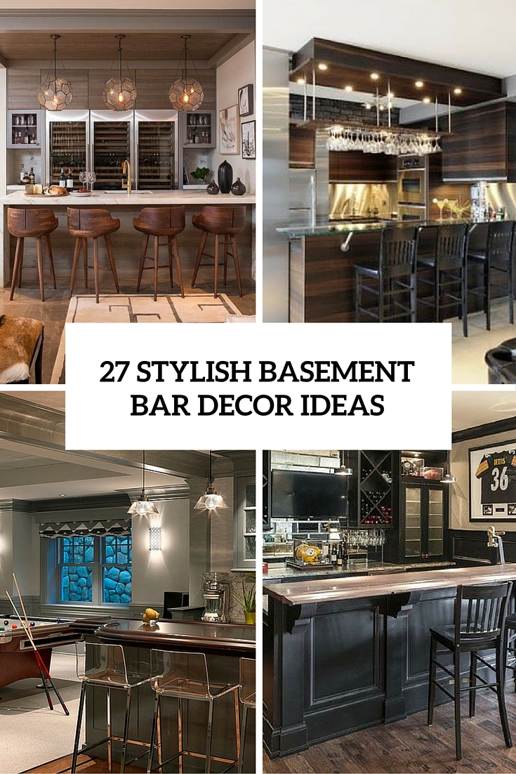 27 Stylish Basement Bar Décor Ideas - DigsDigs