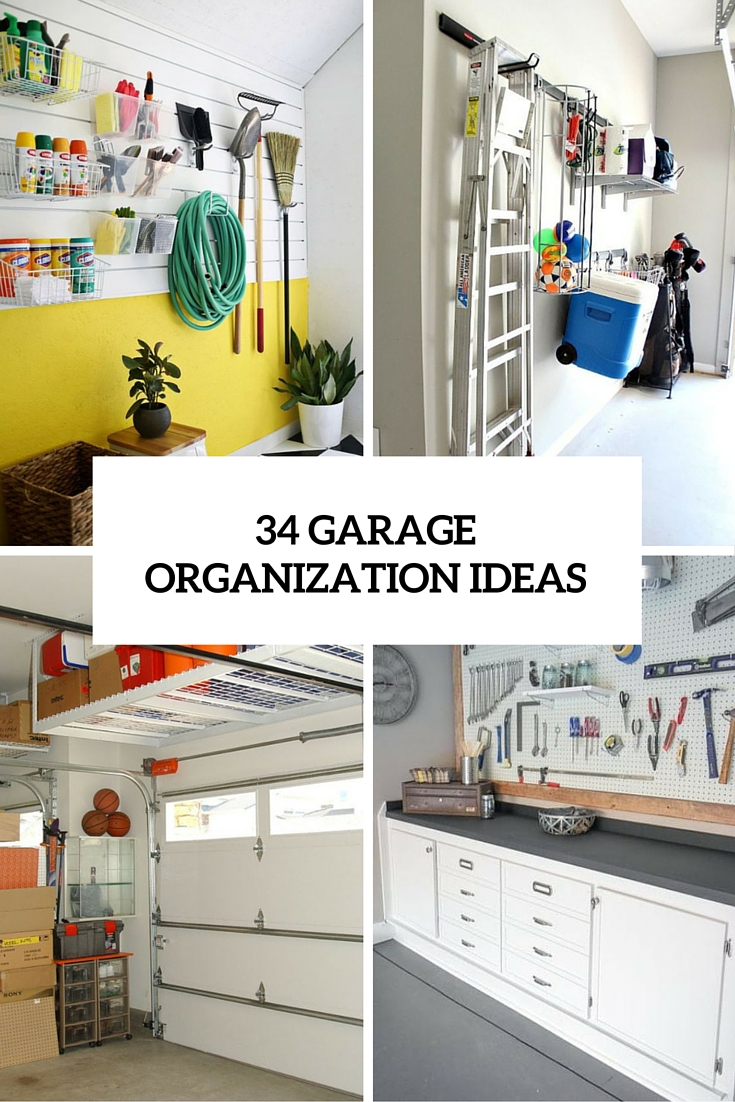 34 Practical And Comfortable Garage Organization Ideas - DigsDigs
