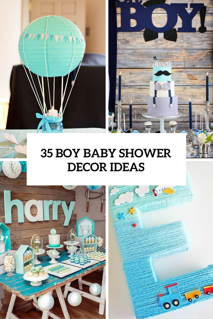 boy baby shower ideas