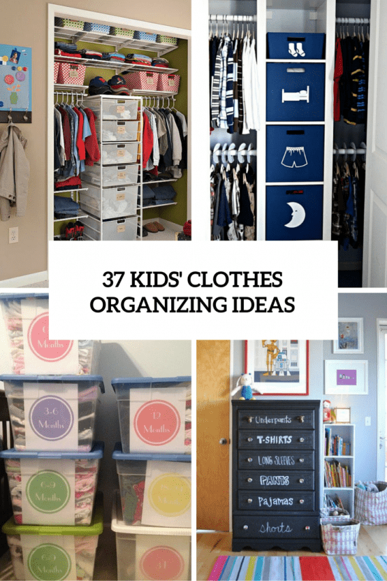 How to Store and Organize Kids Clothes - The Easy Way