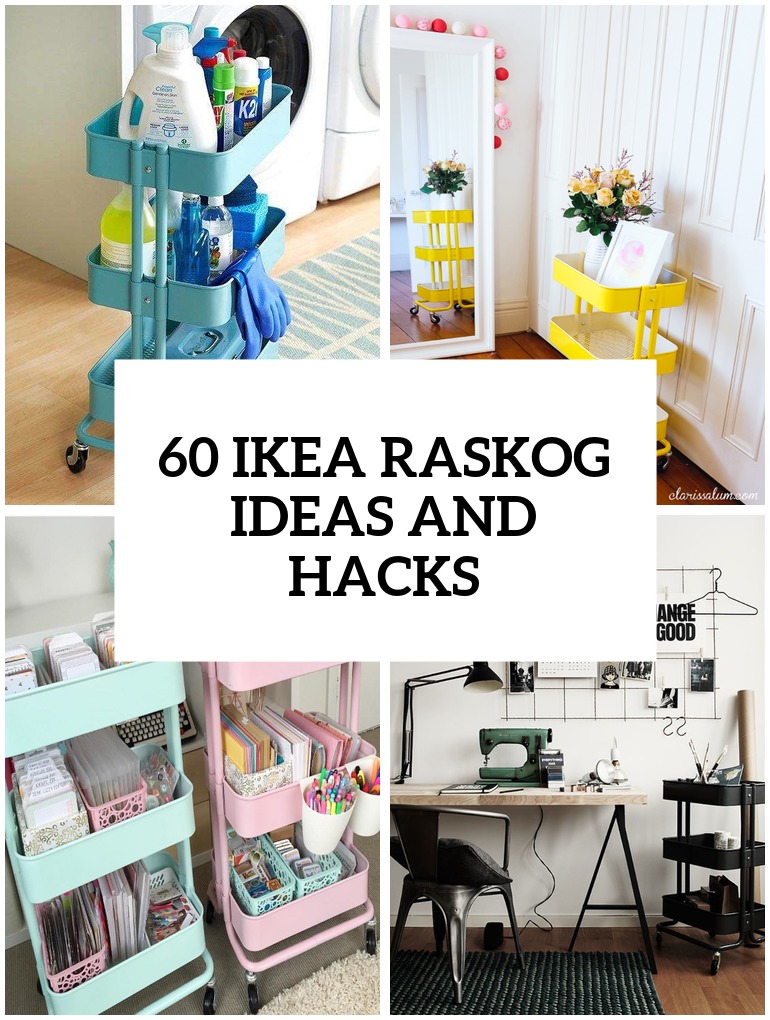 Los 20 mejores hacks del carrito Råskog de Ikea