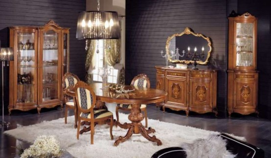Luxury Classic Dining Room Furniture by Modenese Gastone - DigsDigs