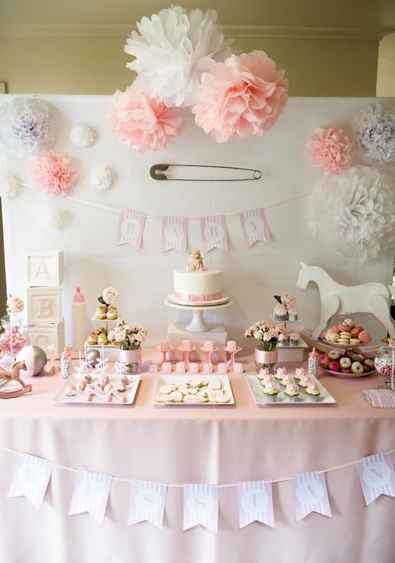 38 Adorable Girl Baby Shower Decor Ideas You ll Like DigsDigs