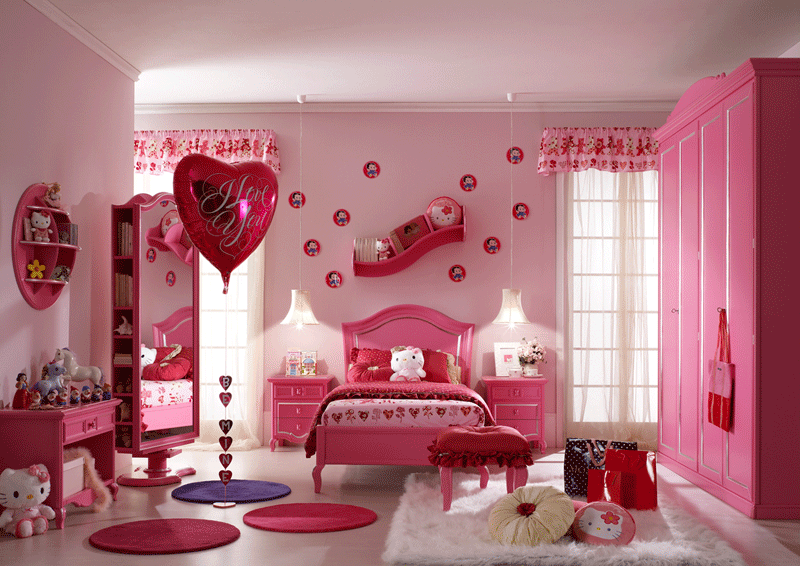 Pink Girls' Room Decor
