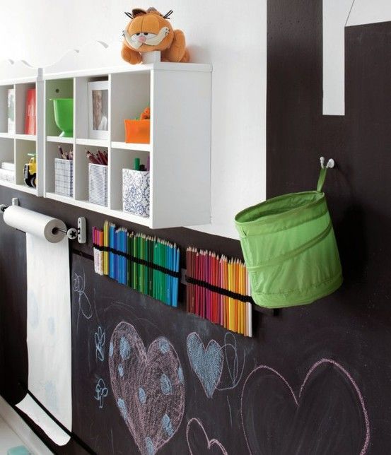 How to create a chalkboard wall for your kid's room