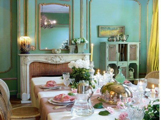 classical french dining room