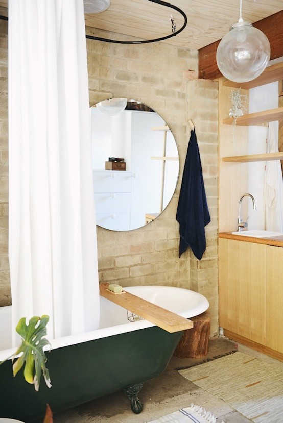 40 Bathroom Designs With Washing Machines - DigsDigs