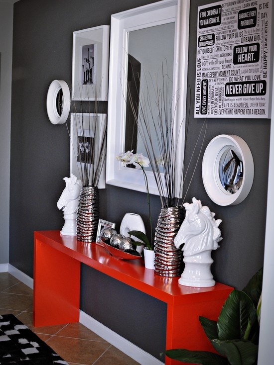 39 Cool Red And Grey Home DÃ©cor Ideas - DigsDigs