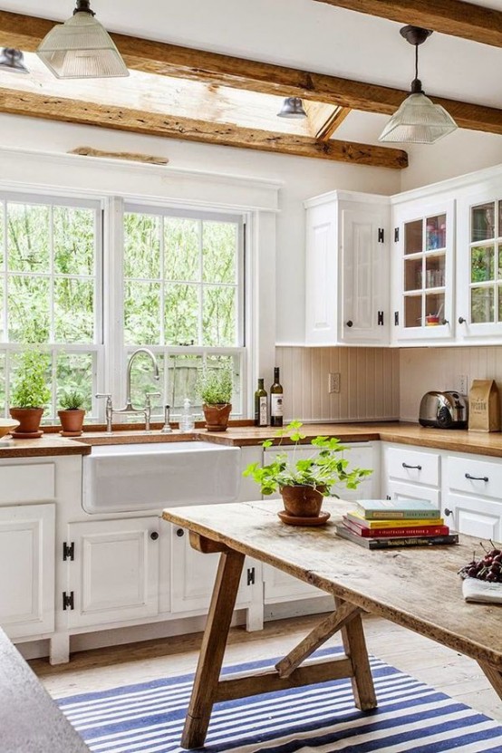 45 Farmhouse Kitchen Décor Ideas for a Stylishly Cozy Kitchen