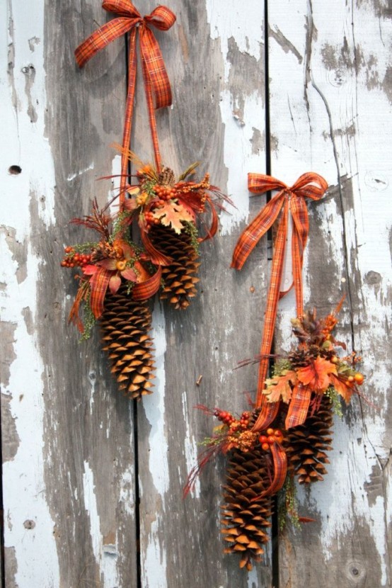 48 Creative Fall Pinecone Decorations You'll Love - DigsDigs
