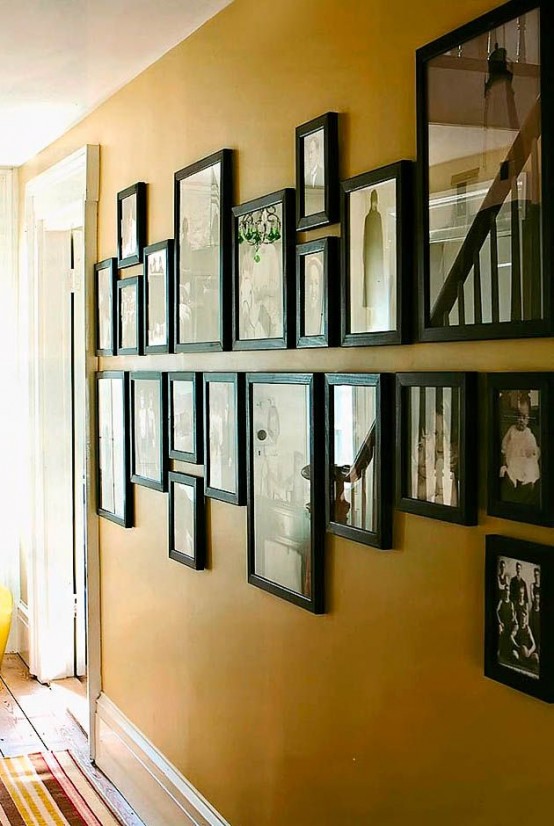 75 Creative Ways To Display Your Photos On The Walls - DigsDigs