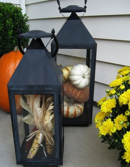 59 Fall Lanterns For Outdoor And Indoor Décor - DigsDigs