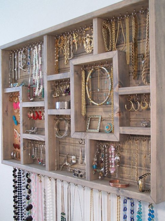 How To Organize Your Jewelry In A Comfy Way: 40 Ideas - DigsDigs