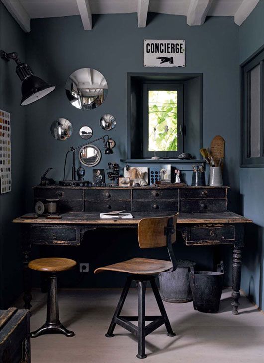 Industrial Style Home Office Design Ideas