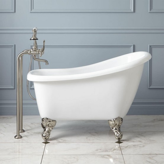 15 Mini Bathtub And Shower Combos For Small Bathrooms - DigsDigs