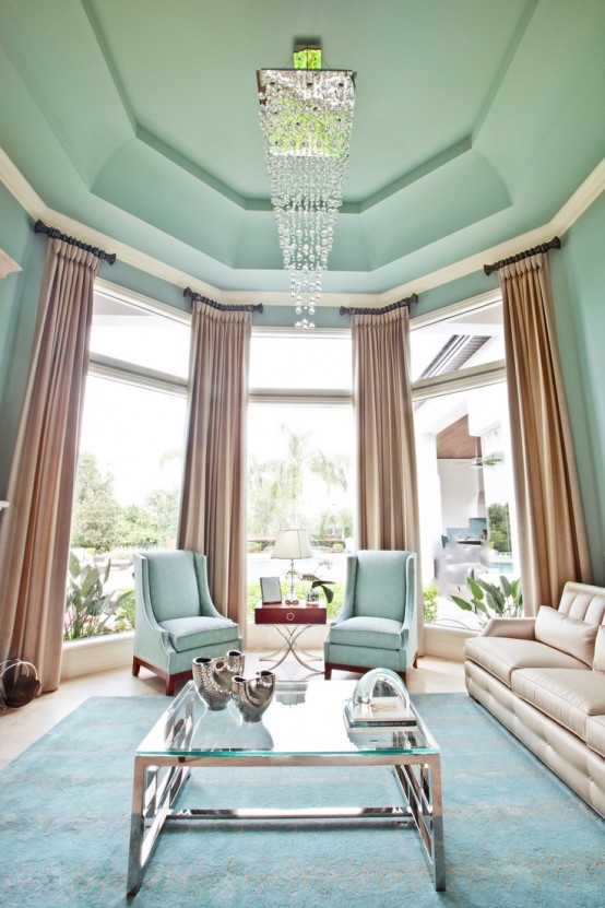 Mint Color In The Interiors 35 Trendy Ideas Digsdigs