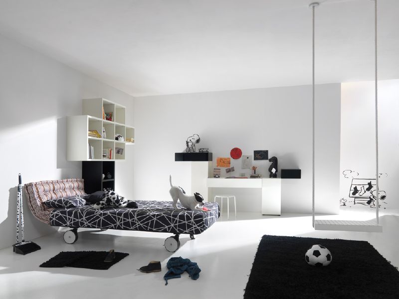 ultra modern bedroom white
