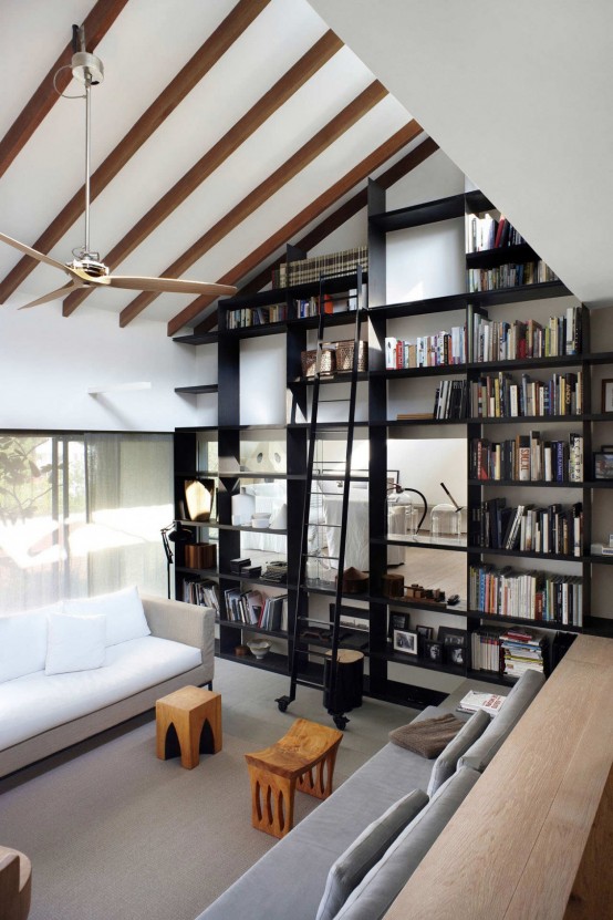 27 Modern Home Library Designs That Stand Out - DigsDigs