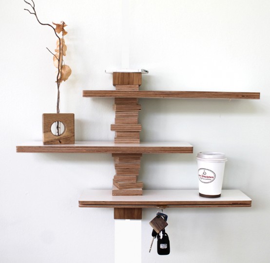 Original Furniture Collection Of Stacked Wood - DigsDigs