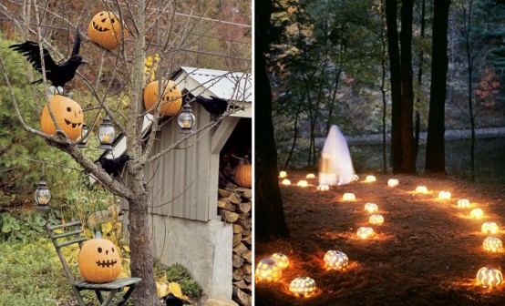 unique outdoor halloween decorations