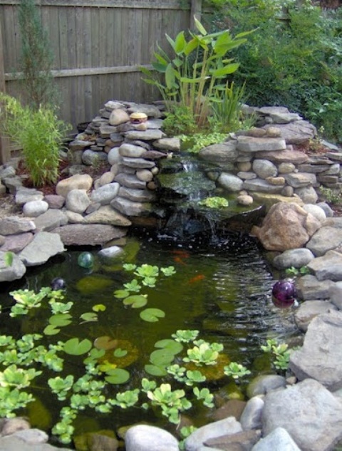 75 Relaxing Garden And Backyard Waterfalls - DigsDigs