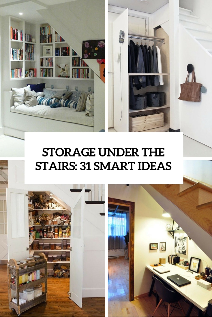Under-the-Stairs Storage Ideas That Also Happen to Look Good
