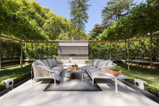 Stylish Modern Garden And Terrace Design By Nathan Burkett - DigsDigs