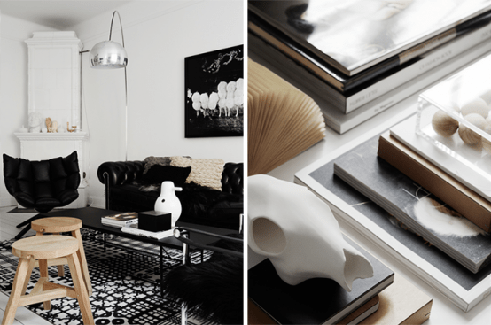 Timeless Black And White Apartment With Its Own Personality - DigsDigs