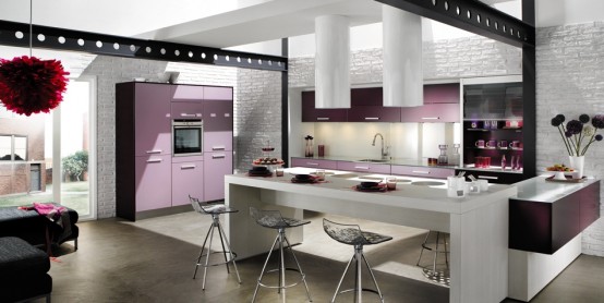 Purple Kitchen Designs, Pictures and Inspiration