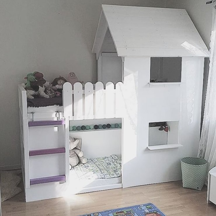55 Cool IKEA Kura Beds Ideas For Your Kids’ Rooms - DigsDigs